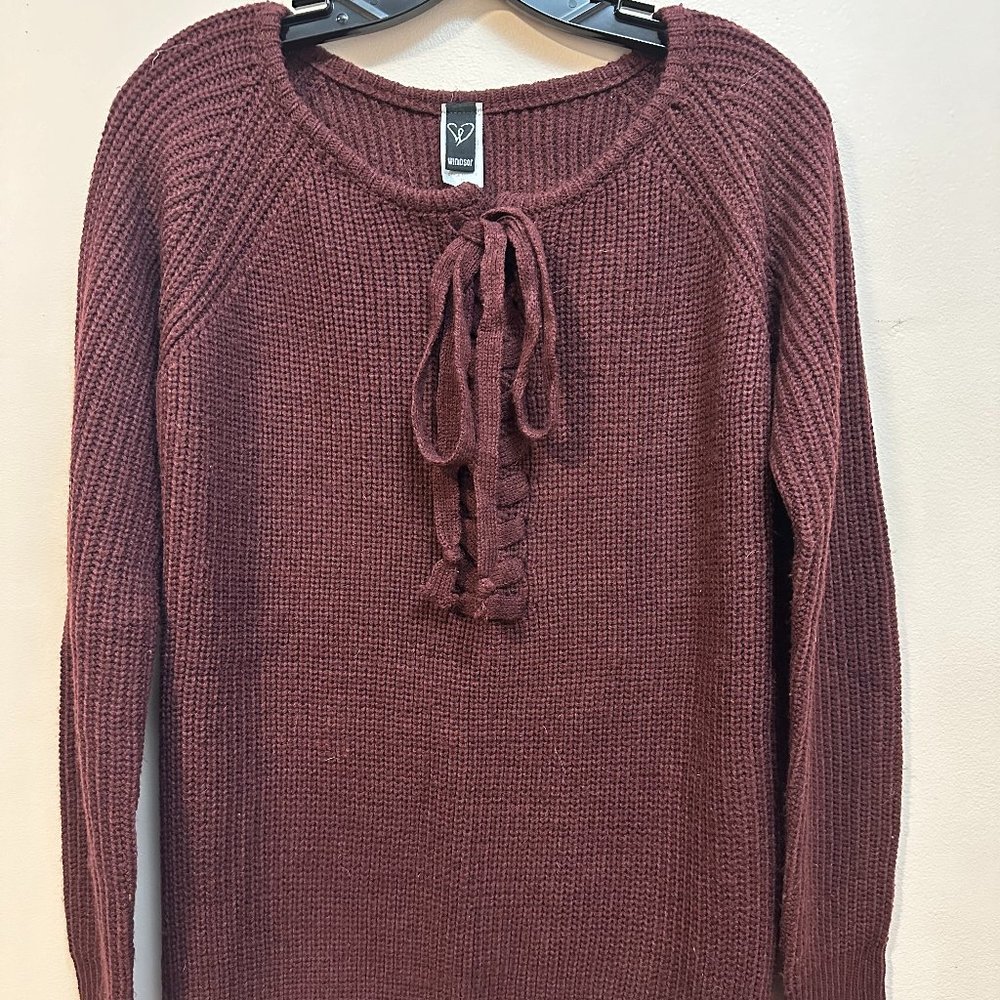 Windsor Burgundy Sweater Size M